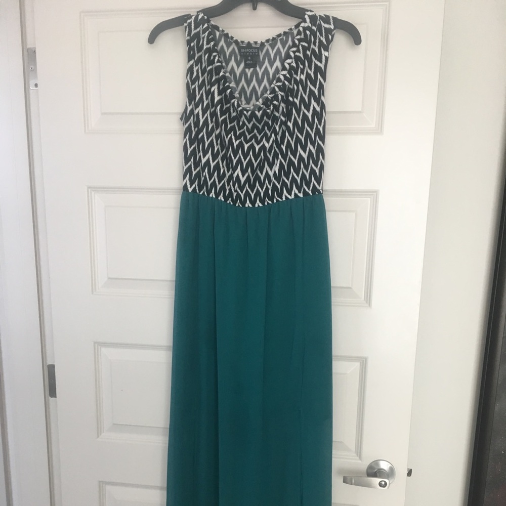 Chevron Maxi Dress
